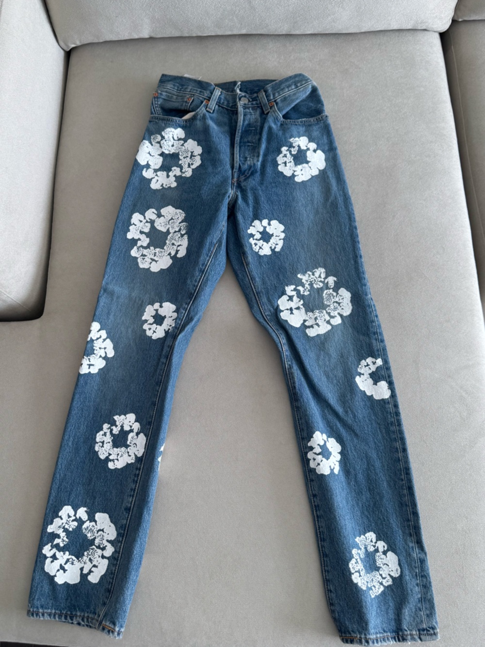 Denim Tears X Levi’s cotton wreath jean